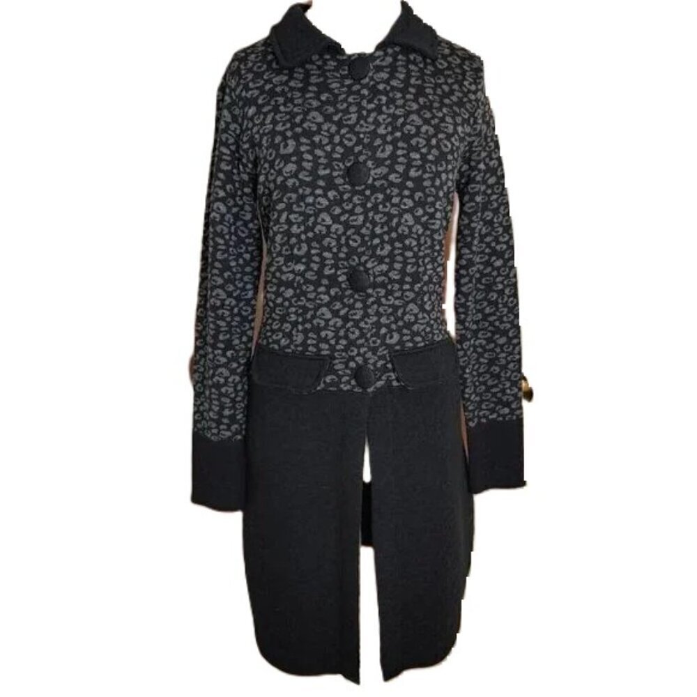 Alpaca Wool Sweater Duster‎ Cardigan Scandi Girl Northland Lagenlook Boho Button